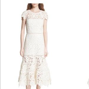 Joie White Lace Dress
